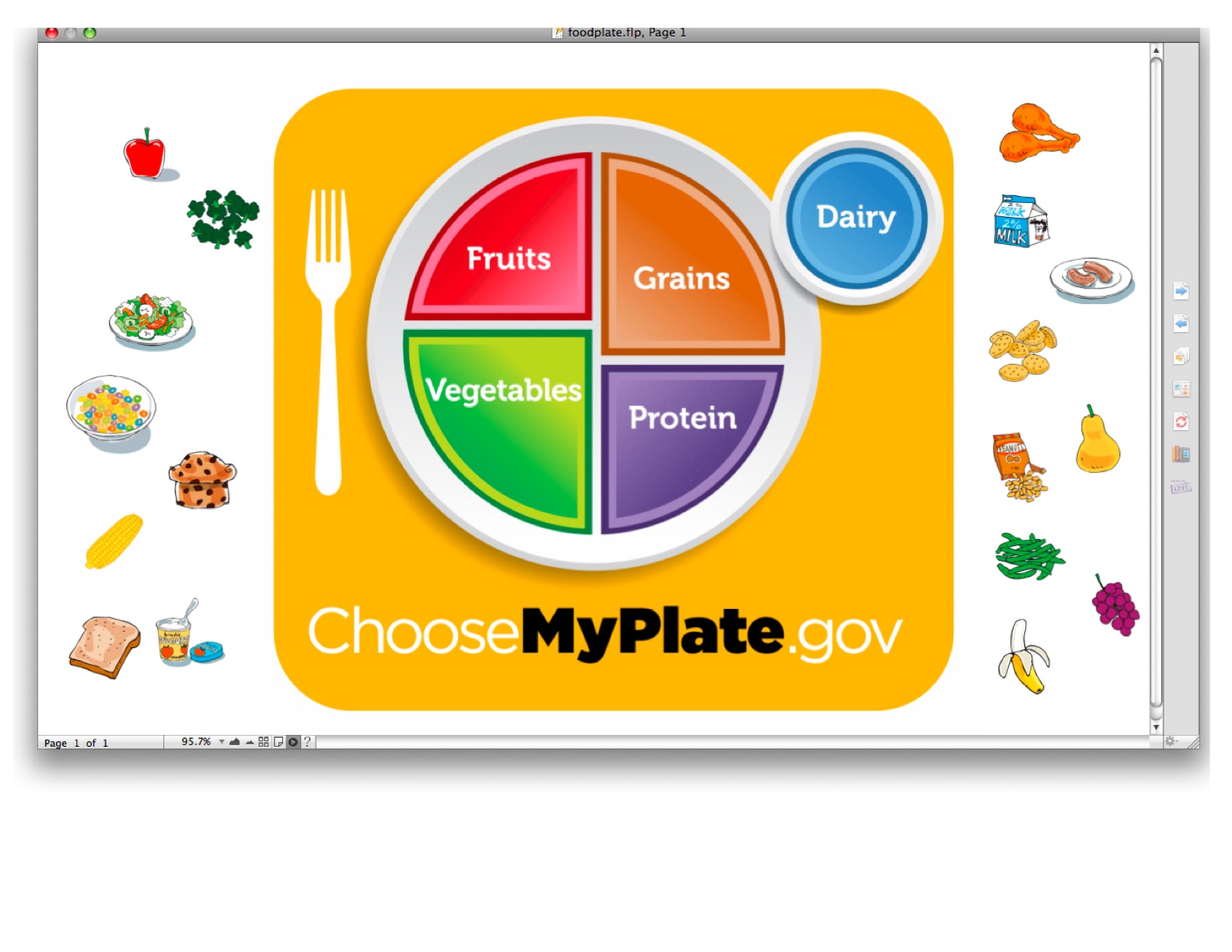 Free healthy plate.