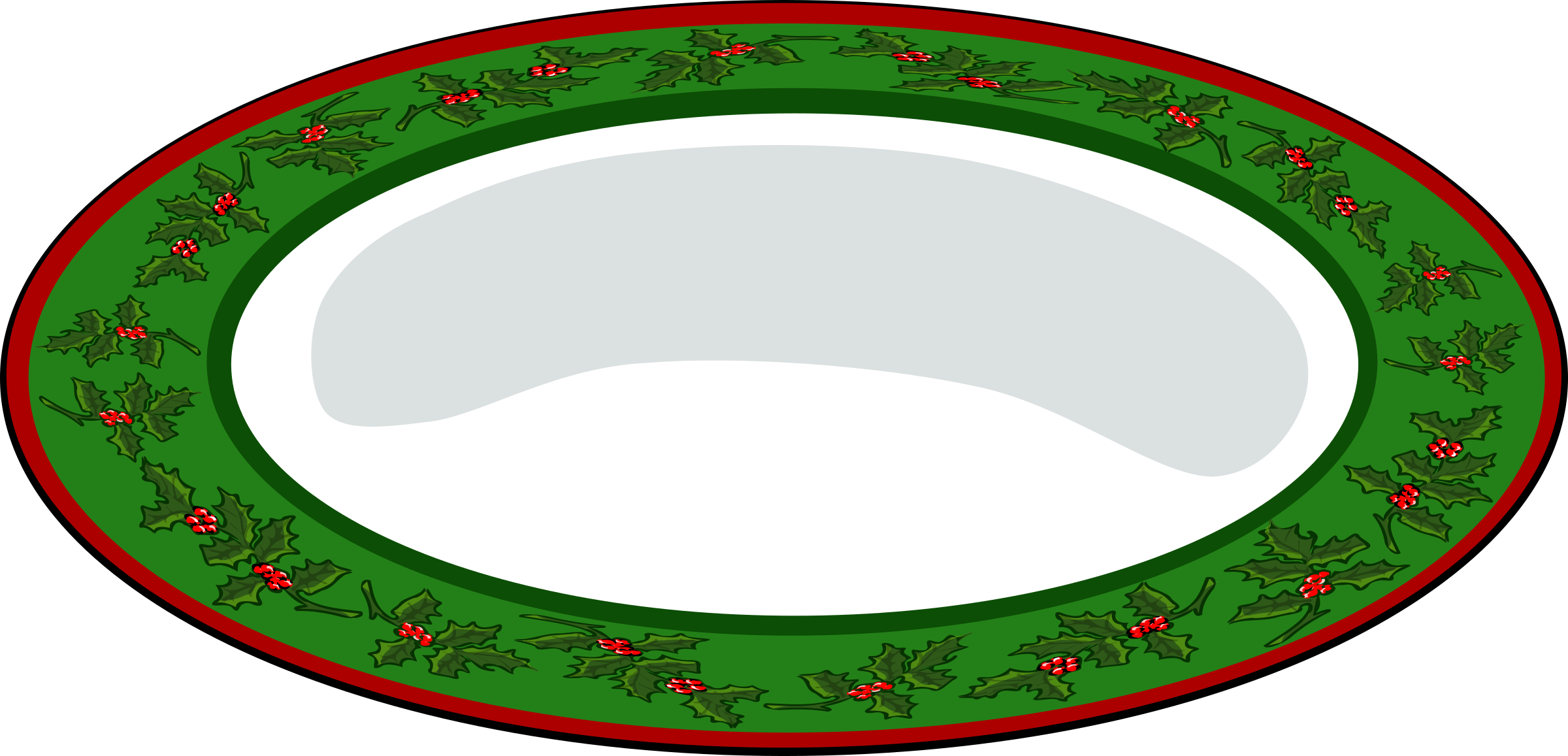 Oval clipart green.