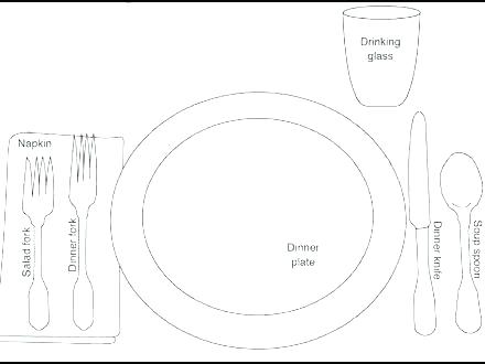 Free Dinner Plate Clipart printable, Download Free Clip Art