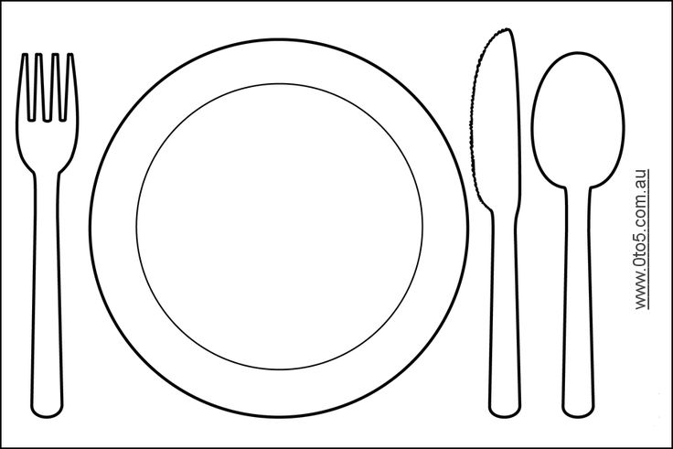 Dinner plate sketch.