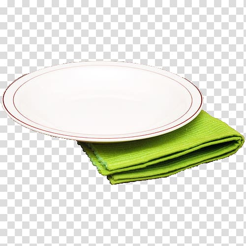 Napkin tableware plate.
