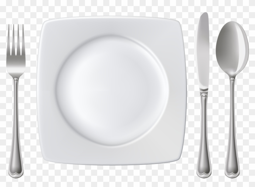 Plate Spoon Knife And Fork Png Clipart