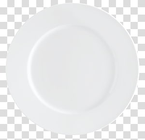 Top view of white ceramic plate, Plate Tableware Saucer