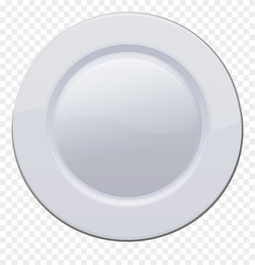 Whie plate png.