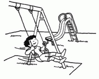School Playground Clipart Black And White