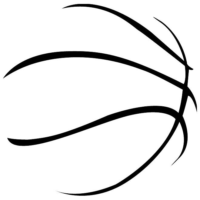 playing basketball clipart abstract