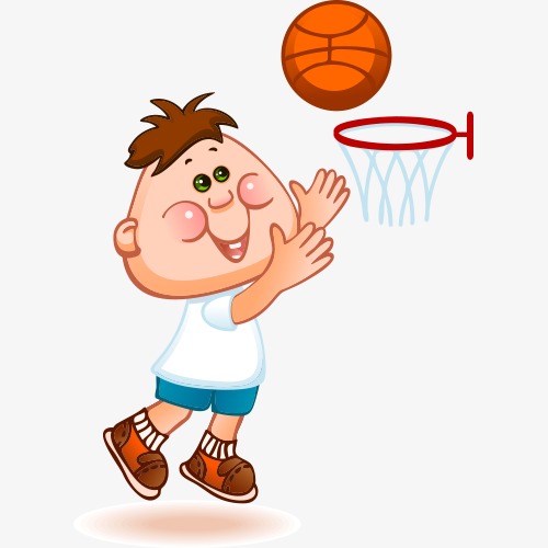 Baby clipart basketball.