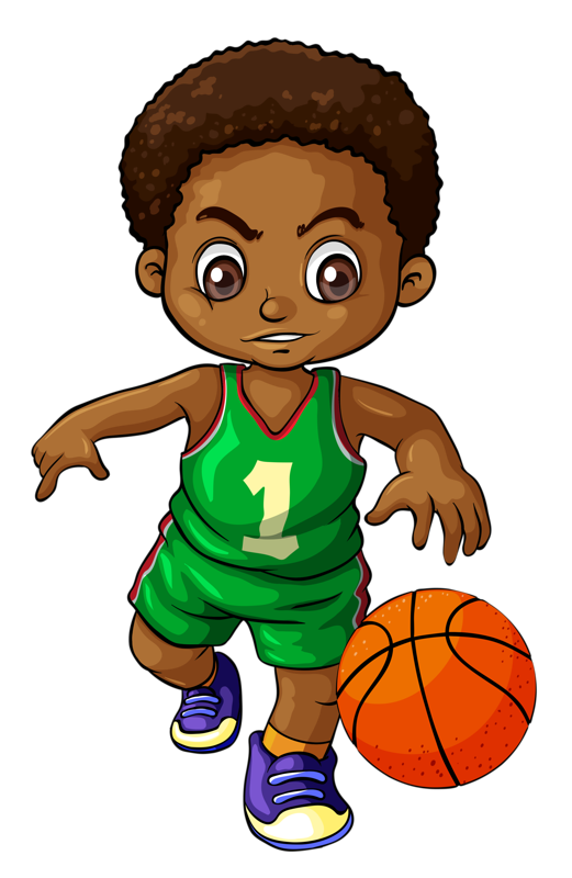 playing basketball clipart baby