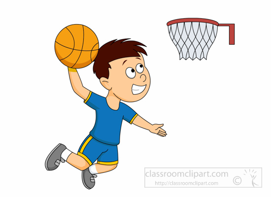 Basketball clipart dunking.
