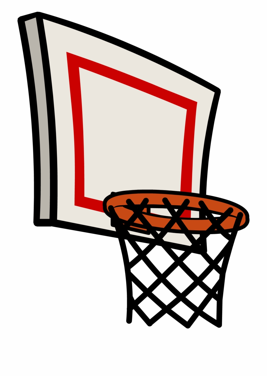 playing basketball clipart hoop