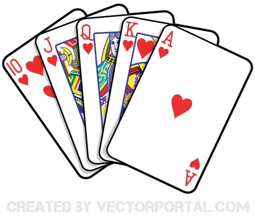Playing card images.