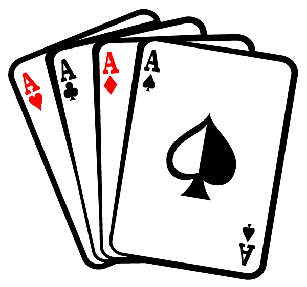 Aces Poker Playing Cards Vector Free