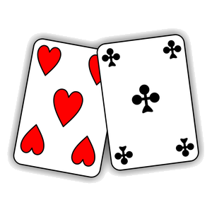 Playing cards ace.