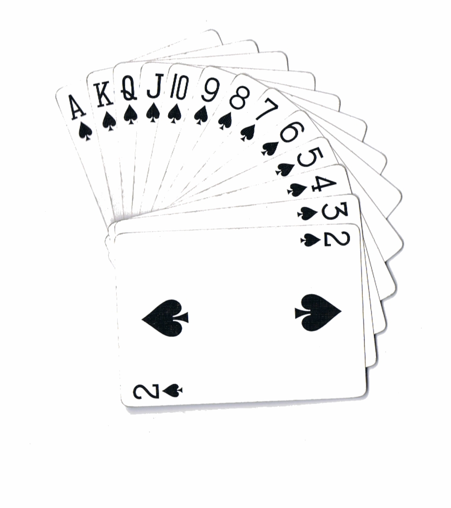 Each individual cards.