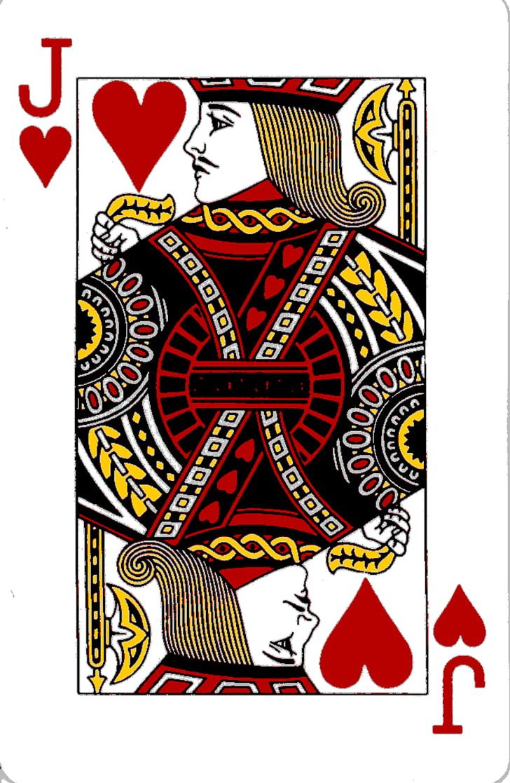 Jack The Queen Of Hearts Playing Card T