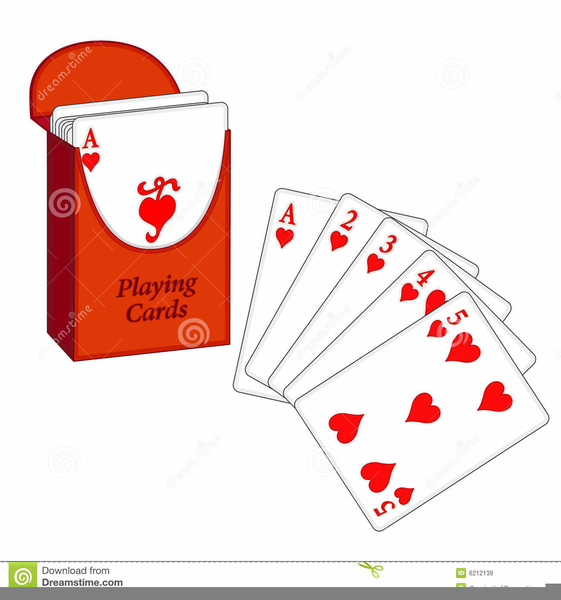 Deck playing cards.