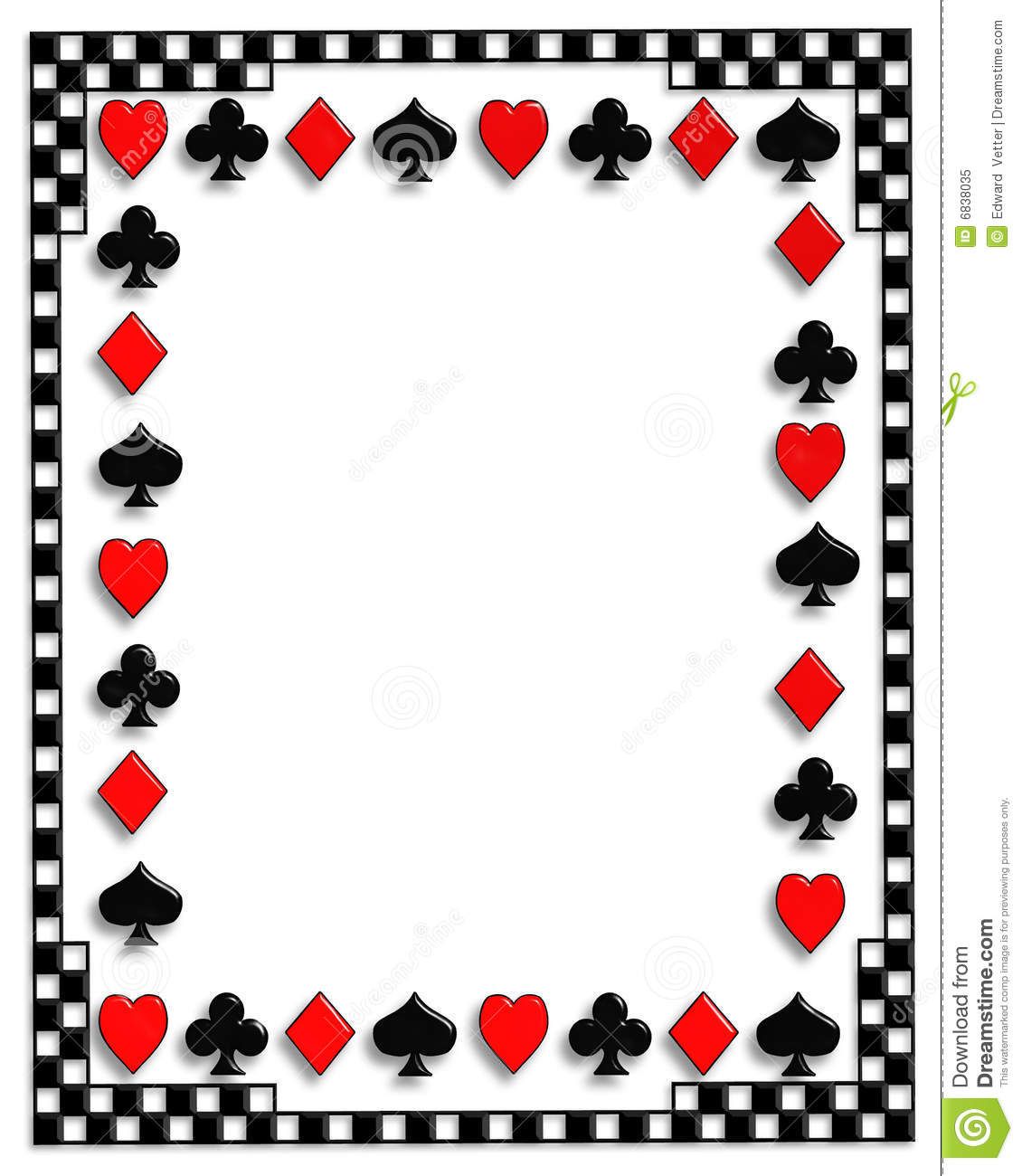 Playing card images.