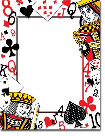 Playing Card Invitation Template