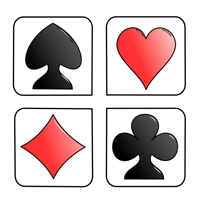 Download Playing Card Symbols Clip Art HQ PNG Image