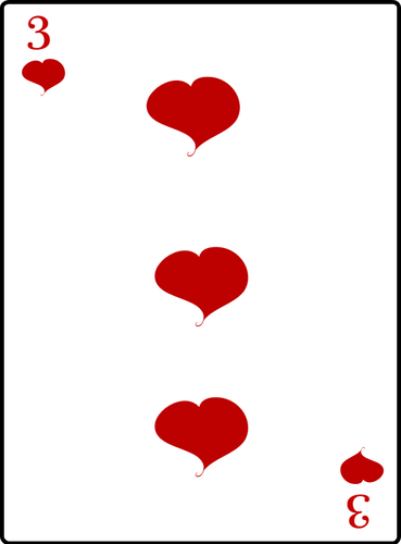 Three hearts playing.