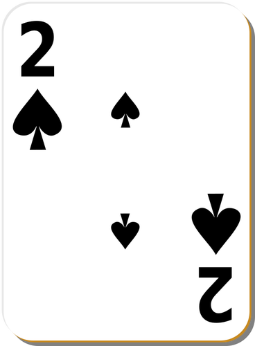 Two spades playing.