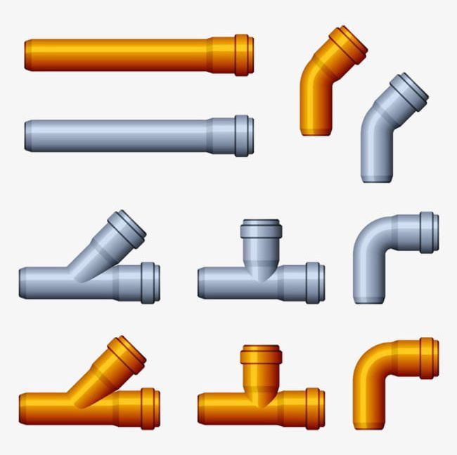Decorative water pipes.