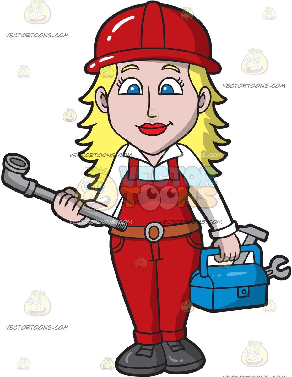 Nice female plumber.