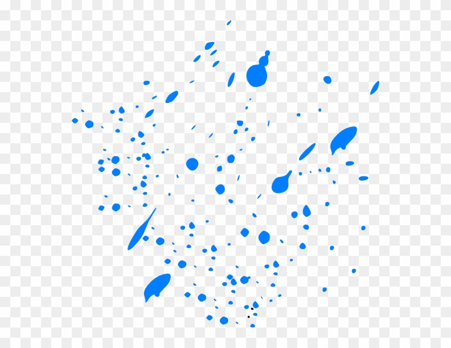 Blue Paint Splash Png Clipart