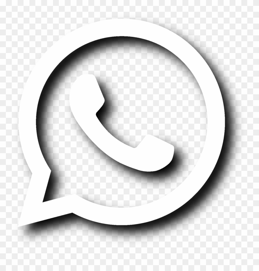 Logo Whatsapp Branco Png Clipart