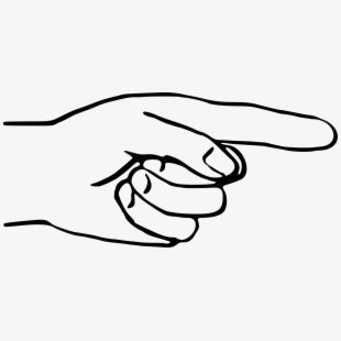 pointing hand clipart apuntando
