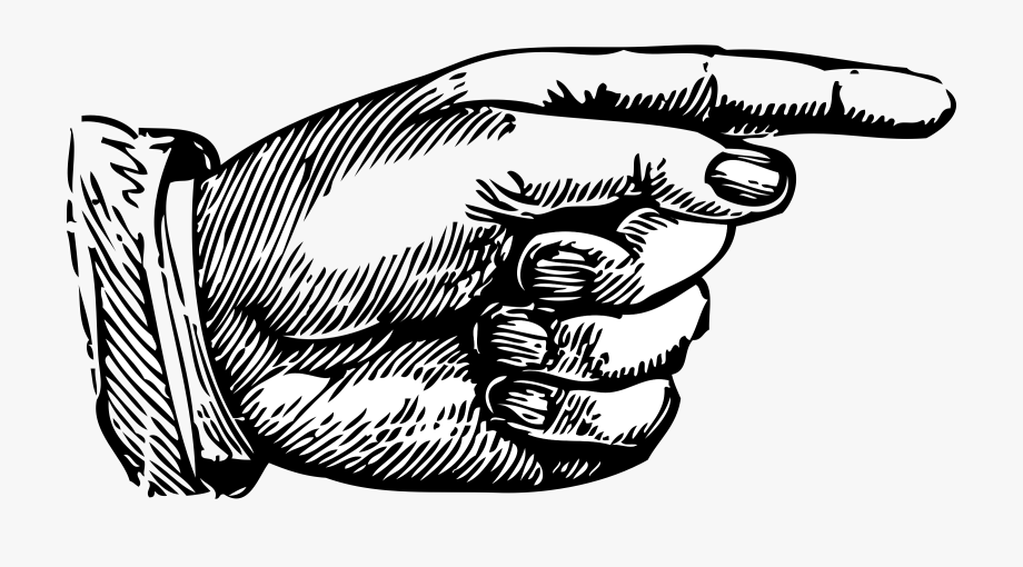 Person Pointing Finger Clipart
