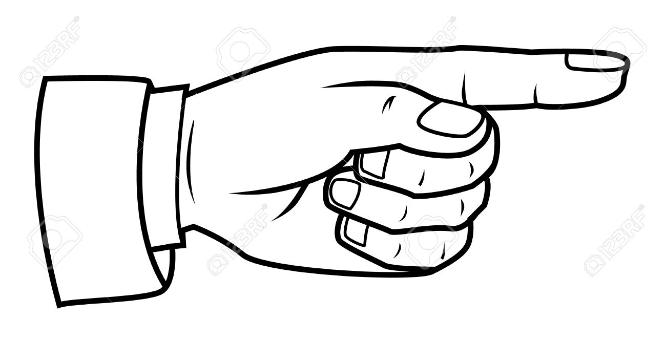 Pointing Hand Vector