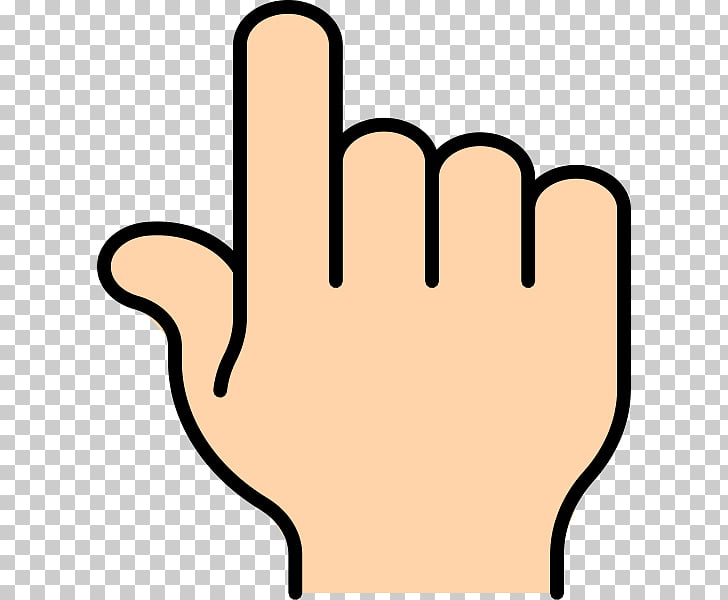 pointing hand clipart finger sign