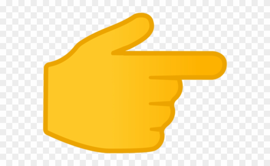 Hand Emoji Clipart Index Finger