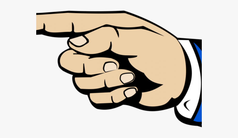 Fingers clipart point.