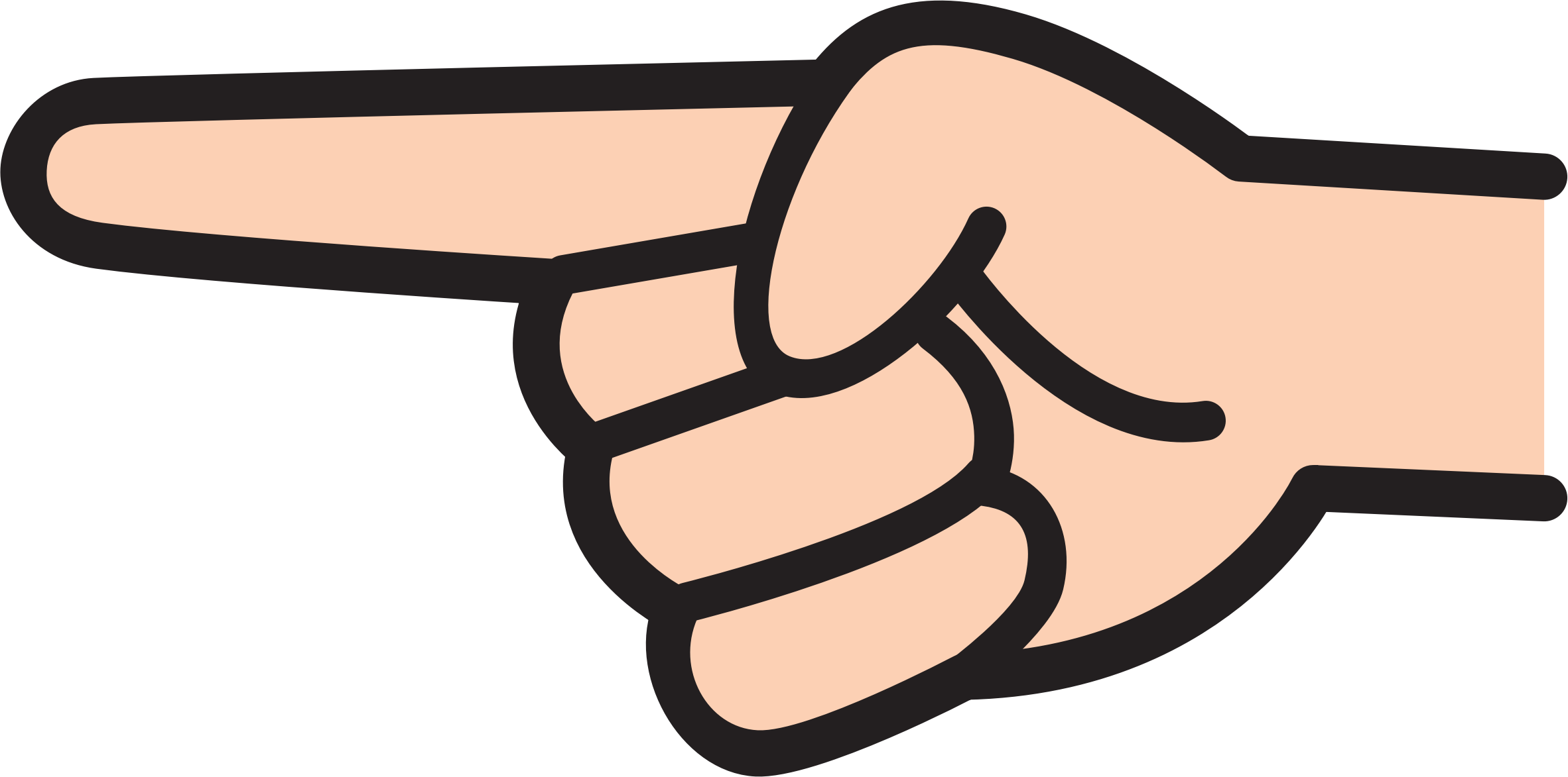Pointing clipart finger sign, Pointing finger sign