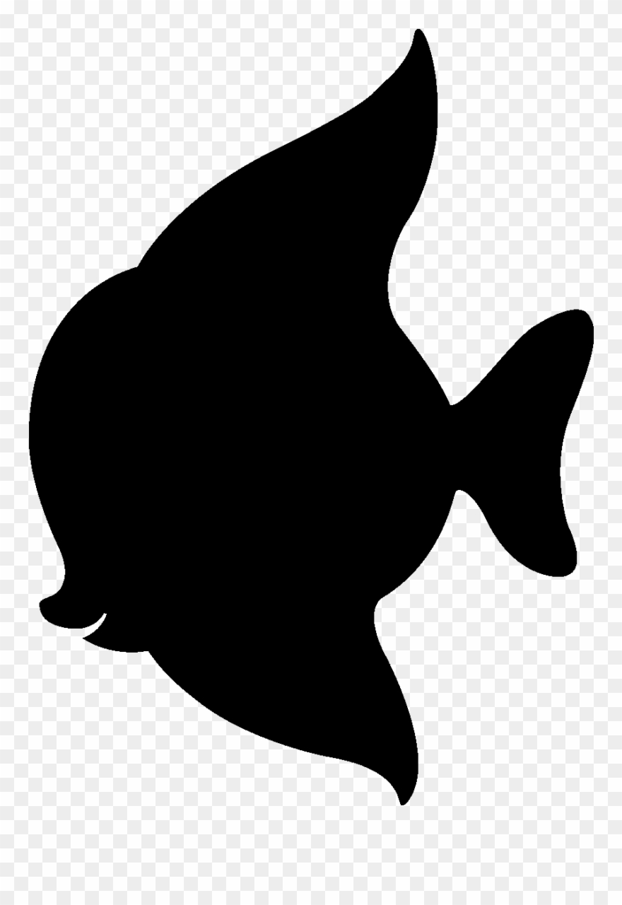 poisson clipart silhouette