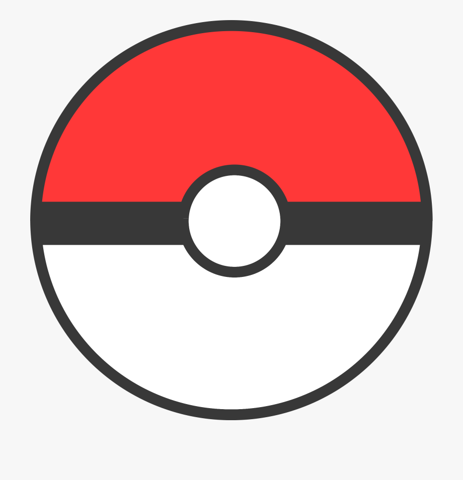 Pokeball clipart clear.