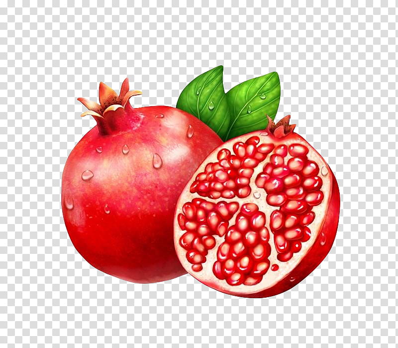 Colorpalace, pomegranate fruit transparent background PNG