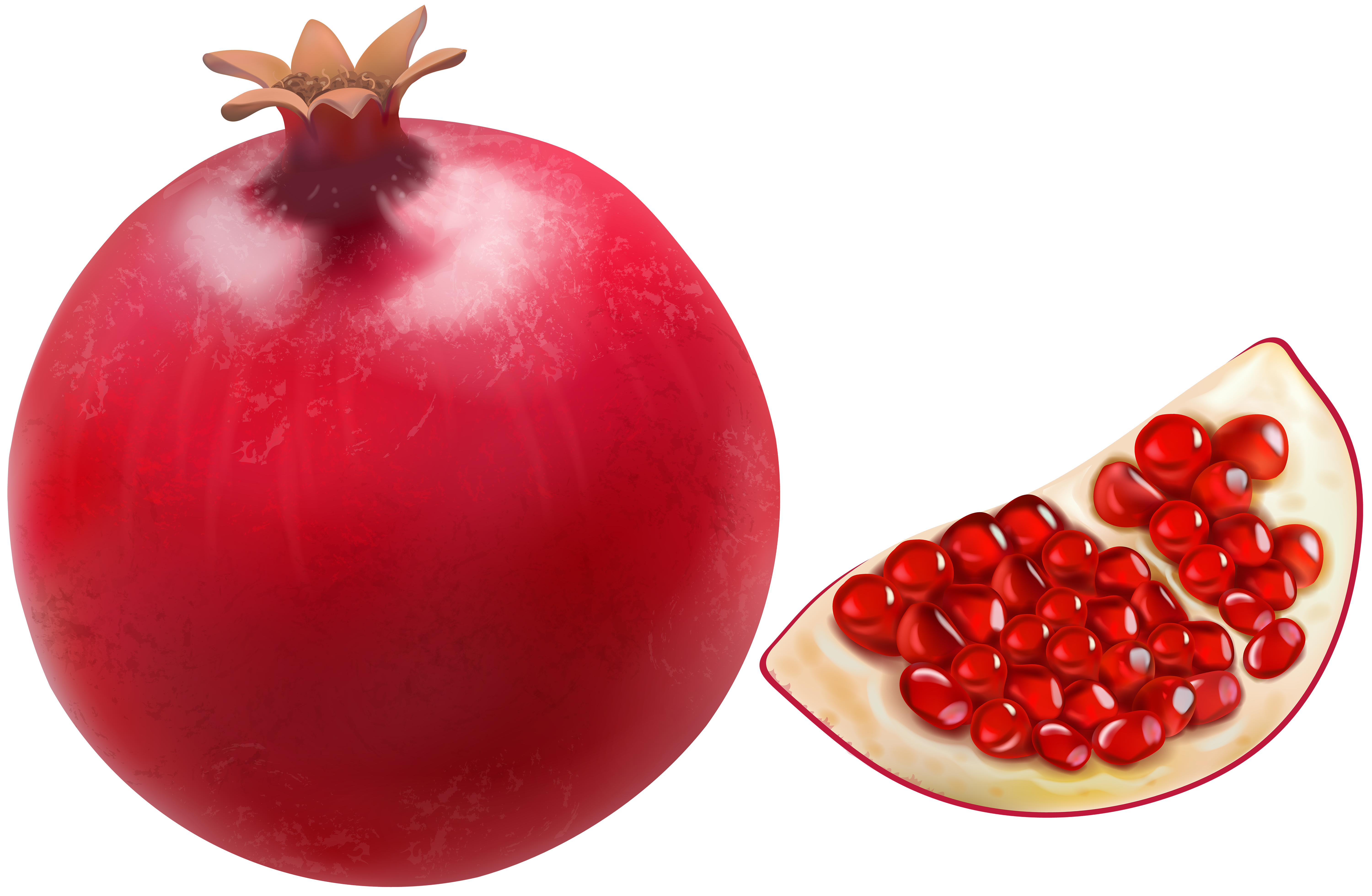 Pomegranate Transparent Clip Art Image
