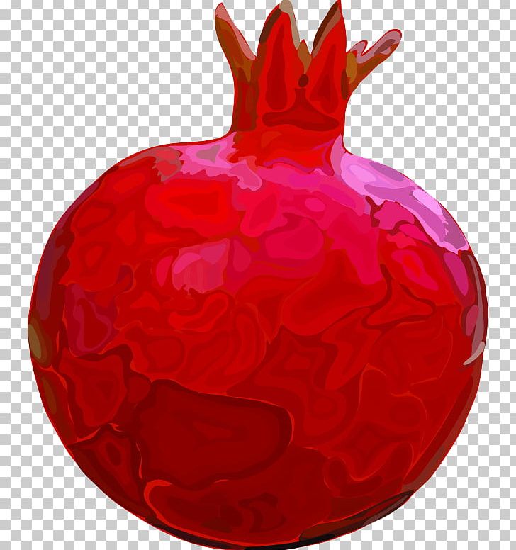 Fruit red pomegranate.