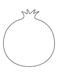 Image result for pomegranate clipart black and white