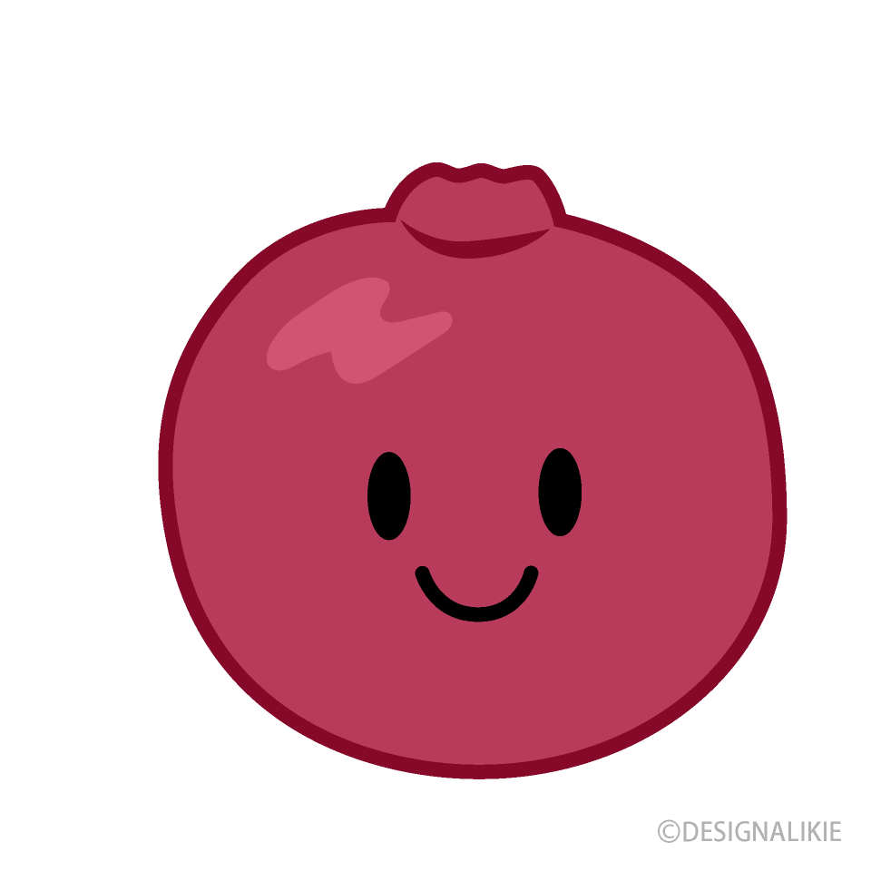 Free Cute Pomegranate Clipart Image