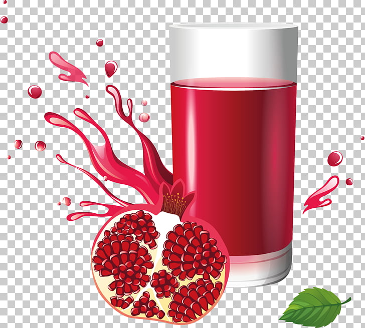 pomegranate clipart juice