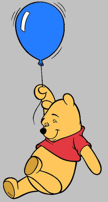 Printable Winnie The Pooh Clipart Sheets Balloon