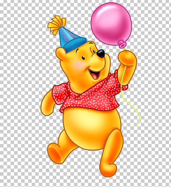 pooh clipart birthday