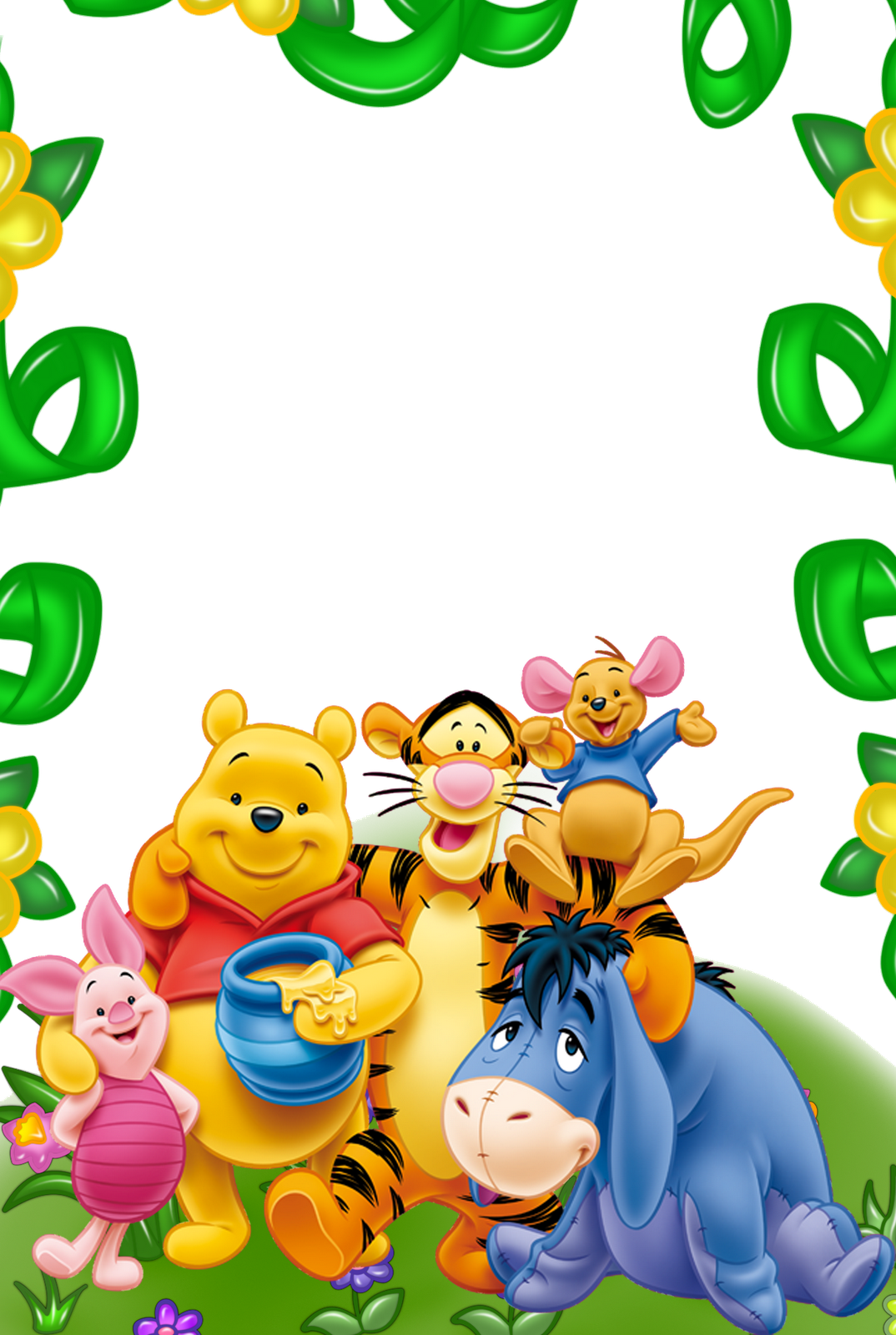 Winnie the Pooh and Friends Kids Transparent Frame