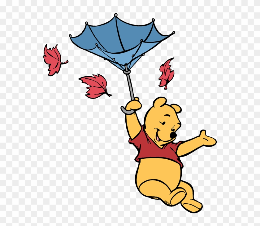 pooh clipart fall