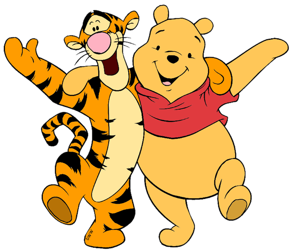Pooh and friends clipart clipart collection disney