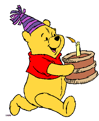 pooh clipart happy birthday